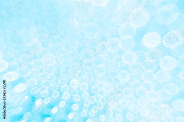 Fototapeta Beautiful Blue Bokeh Background