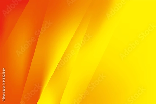Fototapeta Abstract Smooth Yellow Orange Line Gradient Background Design Template Vector