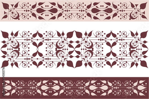 Fototapeta Decorative borders