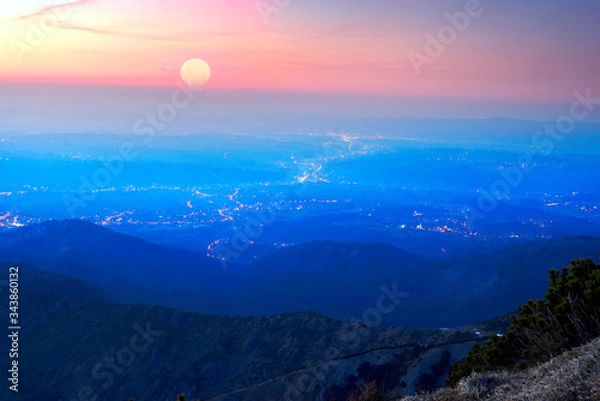 Obraz Zakopane night view