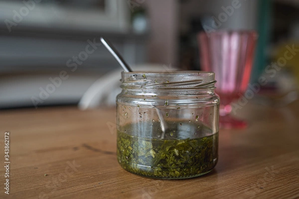 Obraz Home made mint Sauce