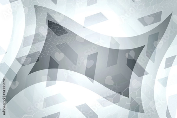 Fototapeta abstract, blue, 3d, design, illustration, geometric, graphic, pattern, wallpaper, texture, light, cube, concept, technology, white, business, digital, square, architecture, backdrop, art, web, render