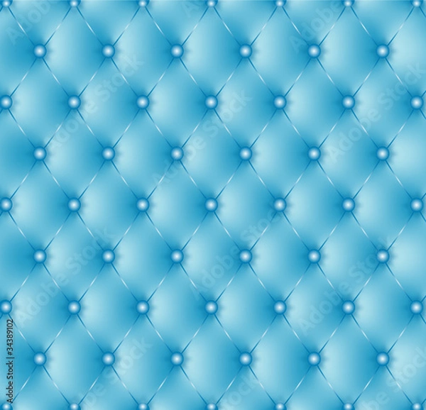 Fototapeta Capitonné bleu-1