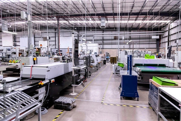 Obraz Printing processes industry