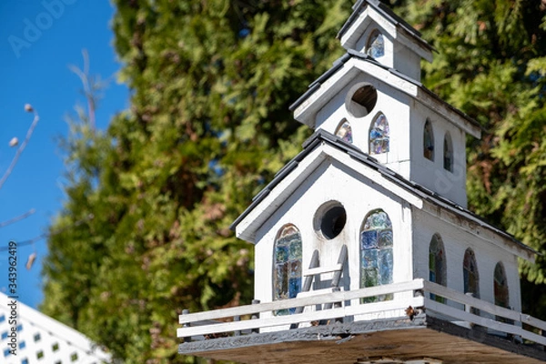 Fototapeta Spring Birdhouse