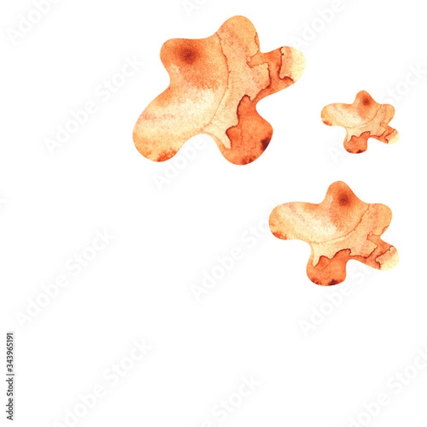 Obraz Coffee splash pattern background