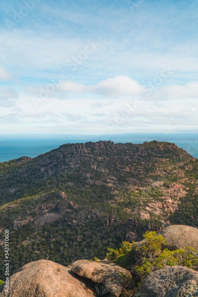 Fototapeta view from the mountain