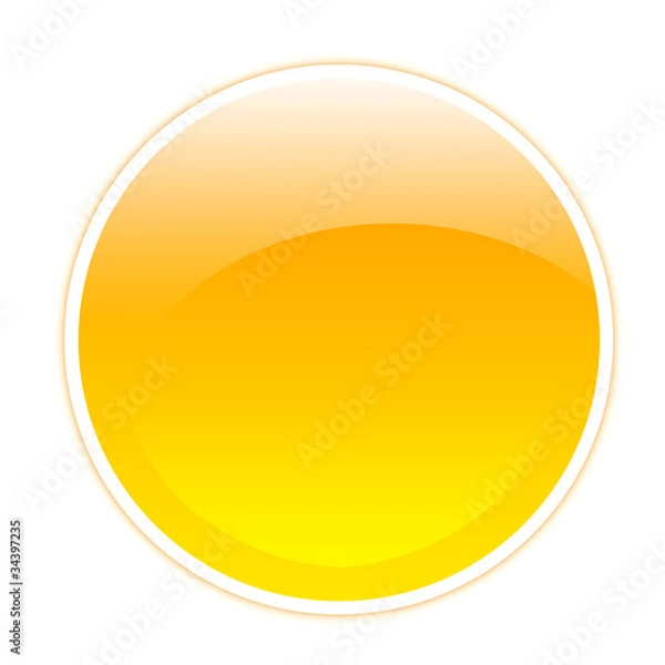 Fototapeta Glowing button