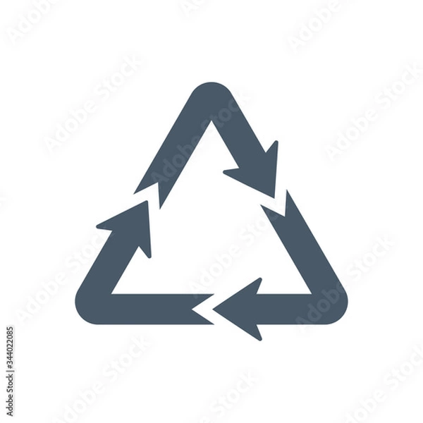 Obraz recycle icon color