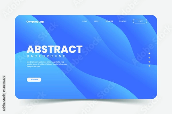 Obraz Wave minimal geometric background