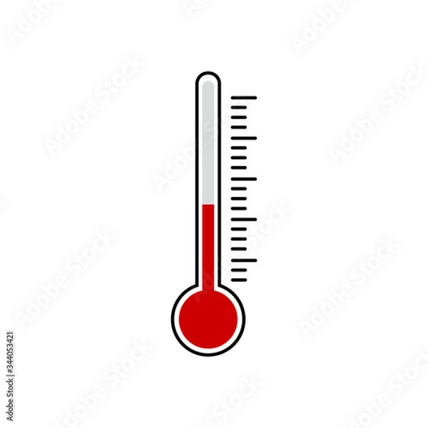 Obraz thermometer icon. vector