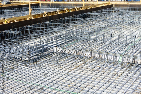 Obraz 住宅の基礎鉄筋工事