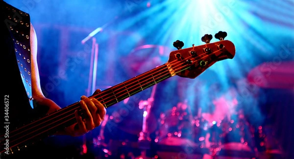 Obraz Gitarre im Konzert