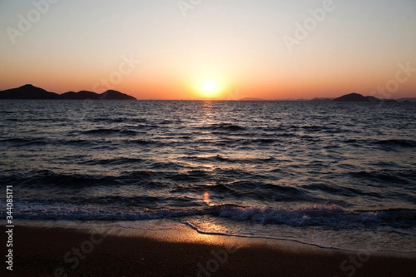 Obraz サンセットビーチ