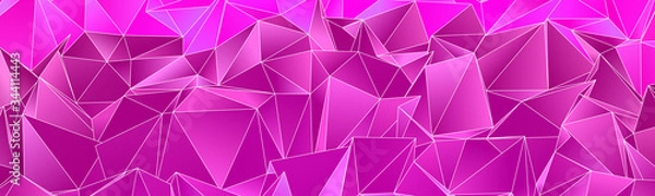 Fototapeta Abstract Low-Poly background. triangulated texture. Design 3d. Polygonal geometrical pattern. Triangular modern style