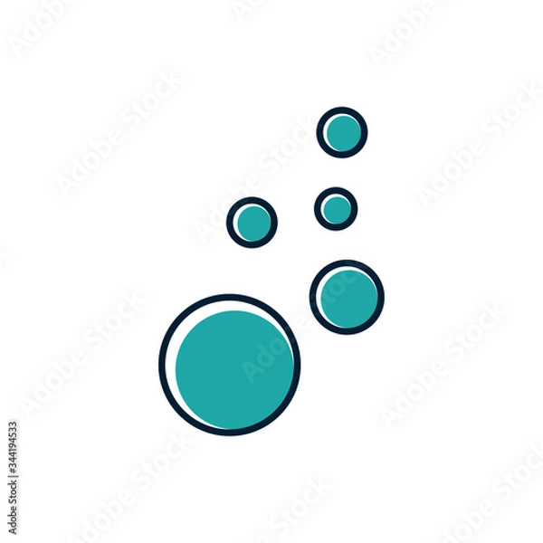 Obraz Soap bubble icon