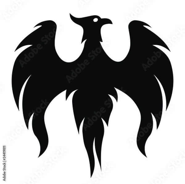 Obraz Phoenix bird wings (vector)