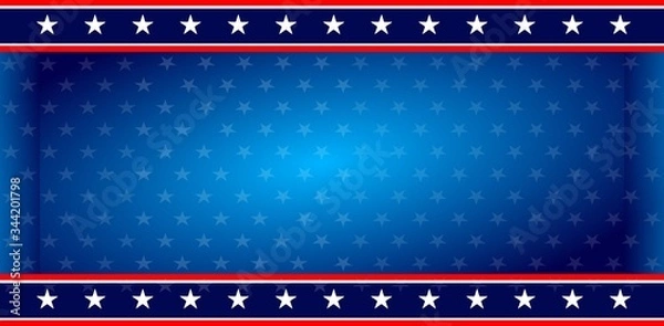 Obraz American USA flag background