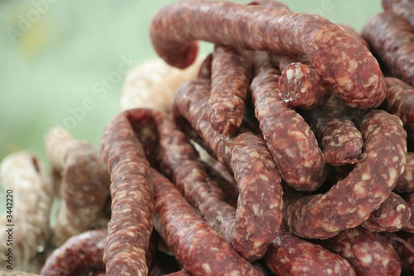 Obraz sausage on the grill