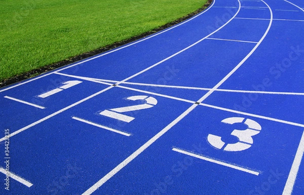 Obraz kariera niebieski