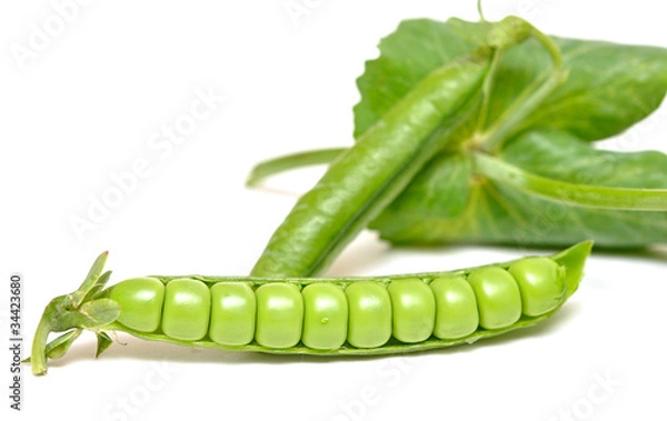 Fototapeta Fresh green peas