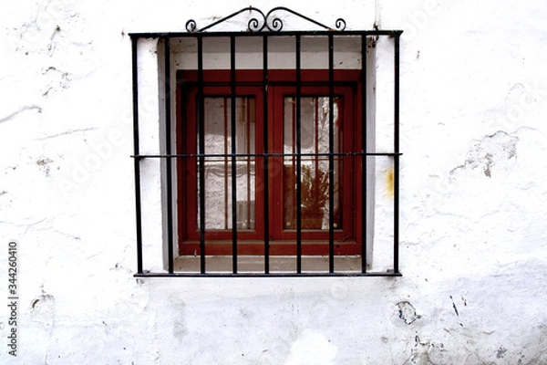 Obraz old window in the wall