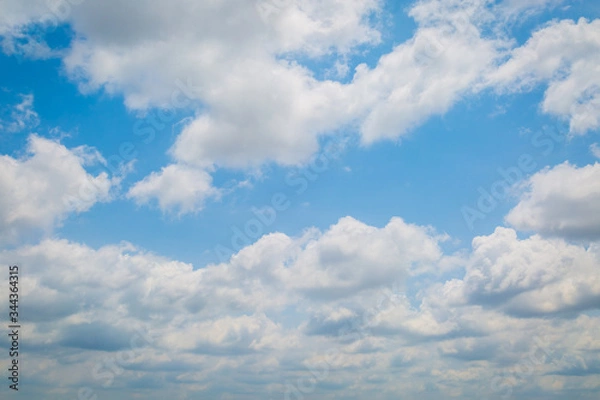 Fototapeta Clear sky with could in sunny day