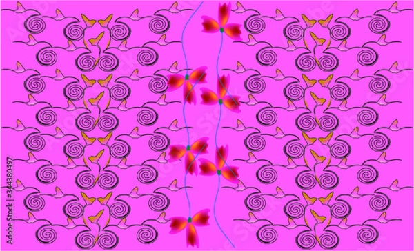 Obraz textile design