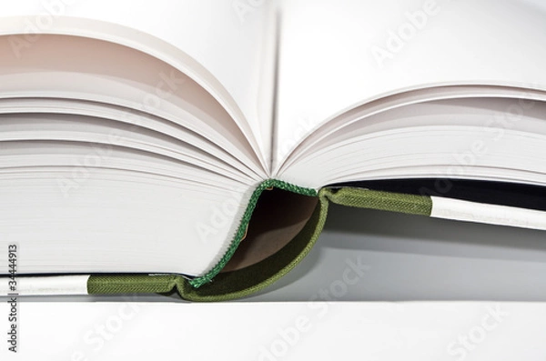 Obraz Offenes Buch mit leeren Seiten