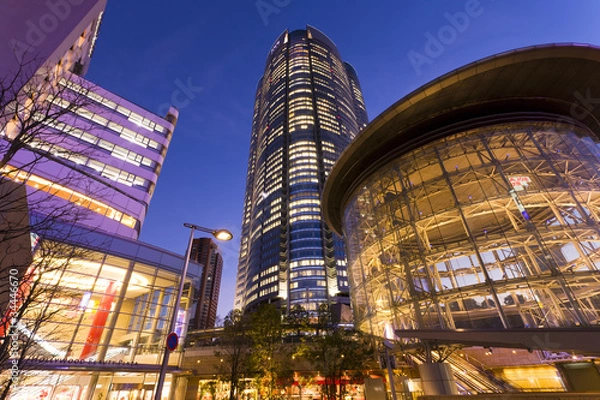 Obraz Roppongi o zmierzchu