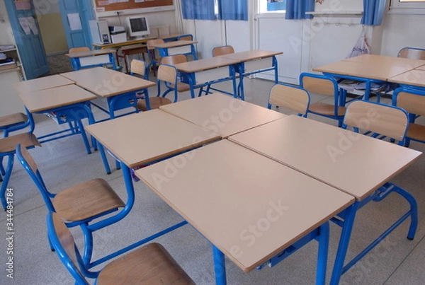 Obraz salle de classe vide