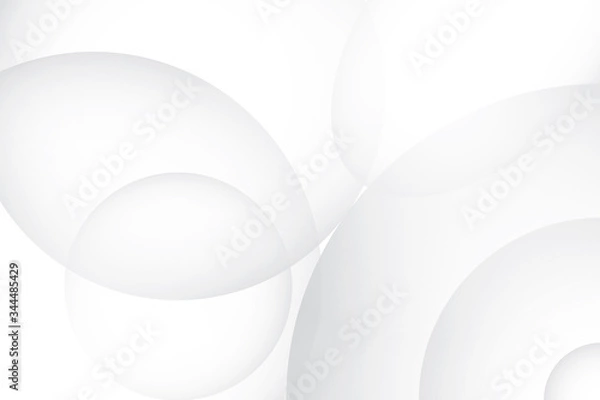 Fototapeta Abstract geometric white and gray color background.  Vector, illustration.