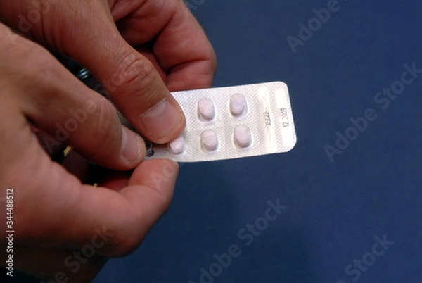 Obraz prise de comprimés médicaments