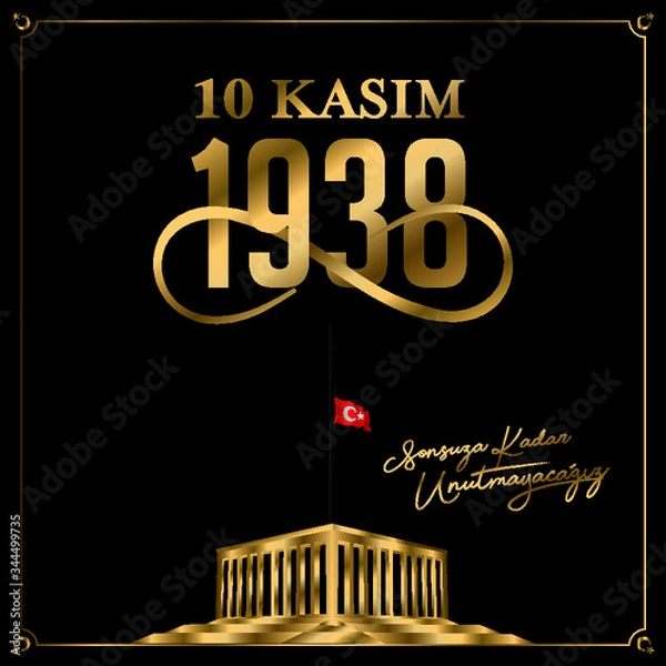Fototapeta Turkey Ataturk 10 kasım