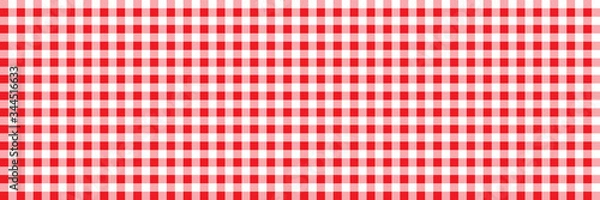 Fototapeta Tekstura obrus czerwony Retro