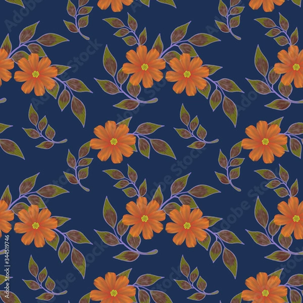 Obraz seamless pattern with leaves