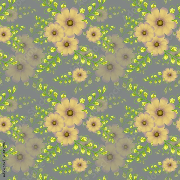 Obraz seamless pattern with flowers