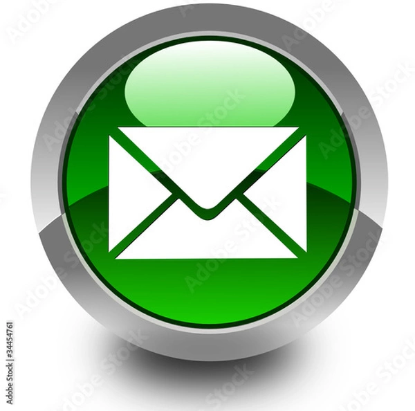 Obraz e-mail glossy icon