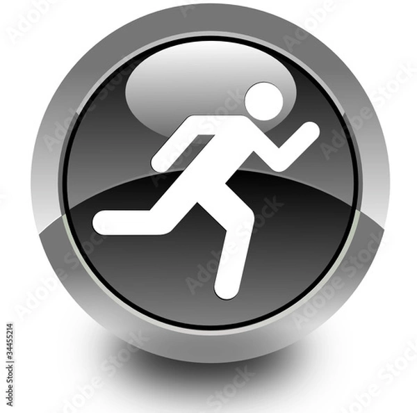 Obraz Sport glossy icon