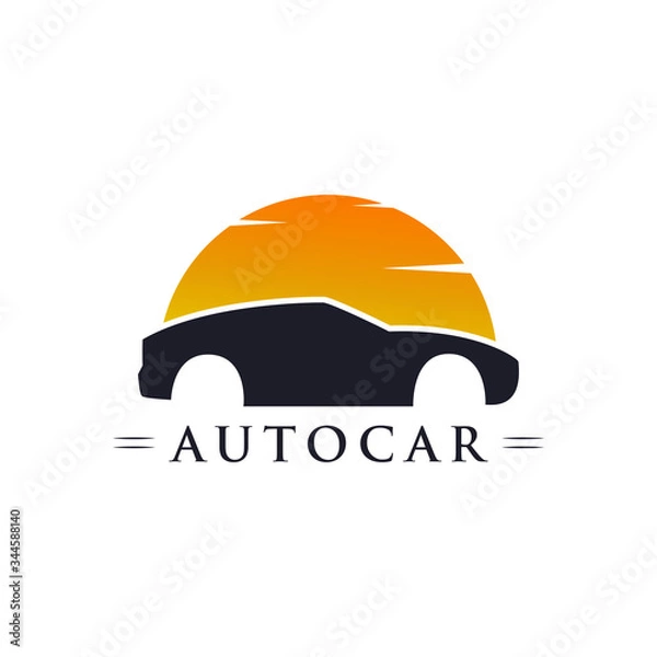 Fototapeta car logo design vector template