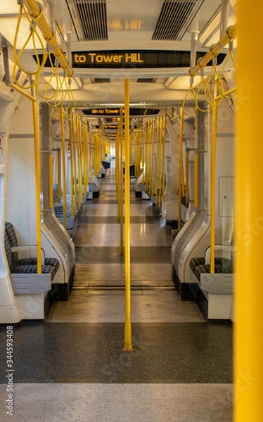 Obraz empty London underground