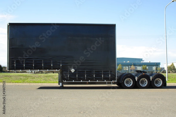 Fototapeta truck trailer
