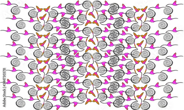 Obraz seamless floral pattern