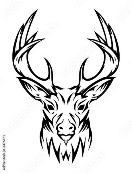 Obraz deer cute (vector)