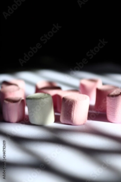 Obraz close up of chocolate candies