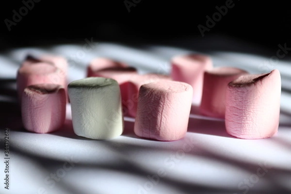 Obraz close up of pink candy