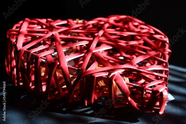 Obraz 3d rendered illustration of a red cube