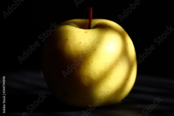 Obraz apple on black background