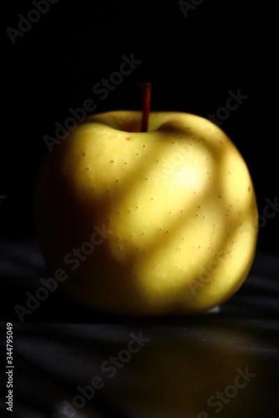 Obraz apple on black background