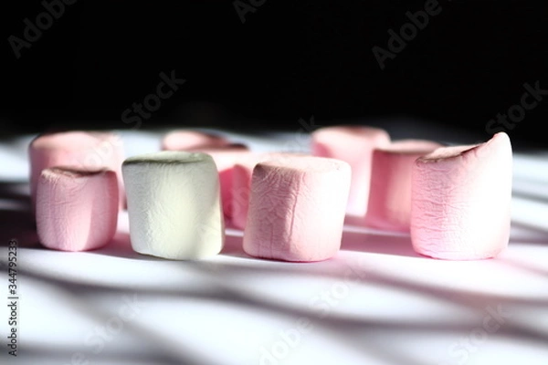 Obraz pink and white marshmallows